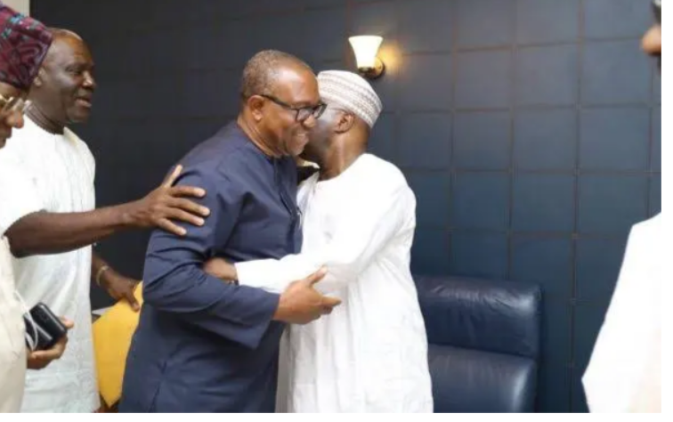 A MOMENT OF UNITY: ATIKU ABUBAKAR GRACIOUSLY WELCOMES PETER OBI TO THE LAND OF BEAUTY.